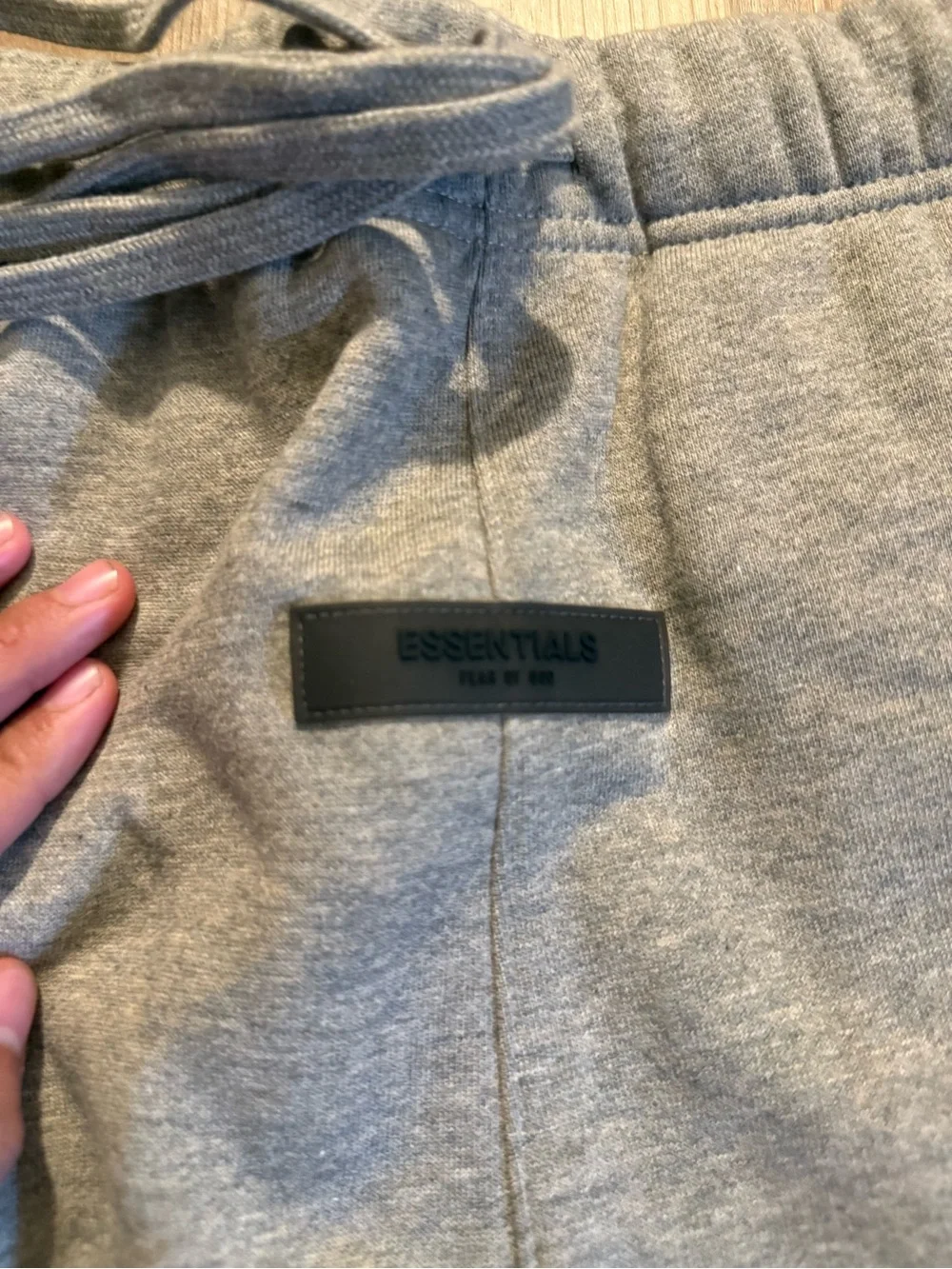 Gray Sweatpants with '1977' Graphic
